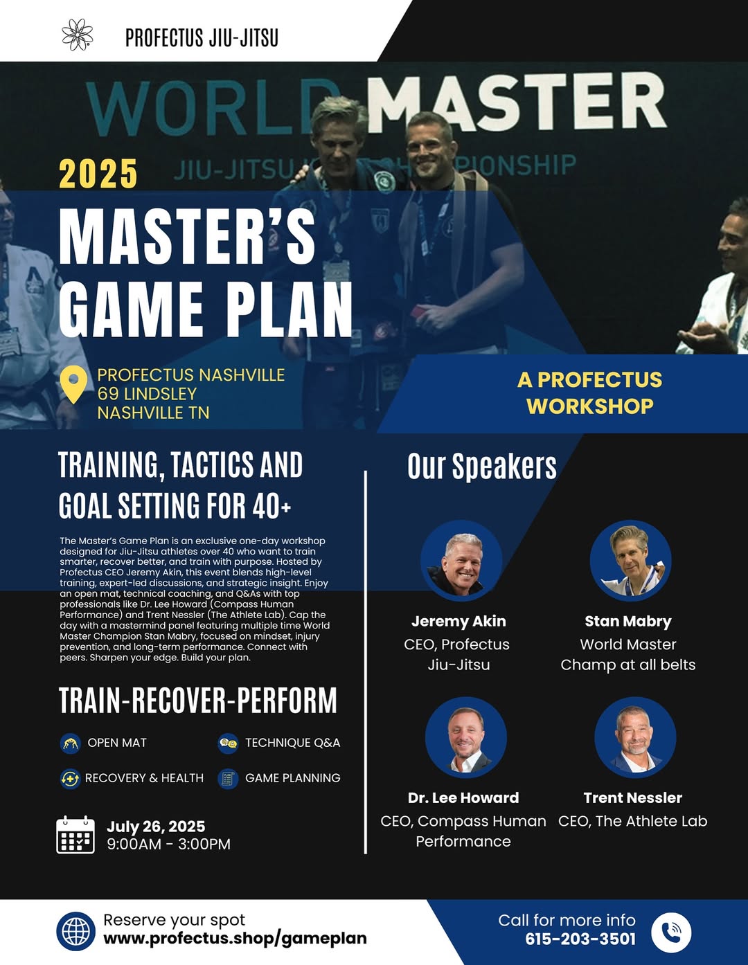 Dr. Nessler Hosted @ Profectus Master’s Game Plan Seminar