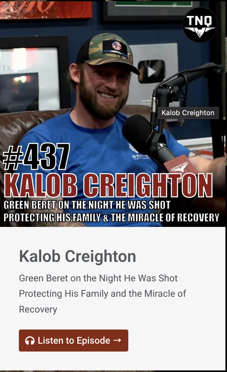 US Green Beret Shares His Recovery With The Athlete Lab on Marcus Luttrell Podcast